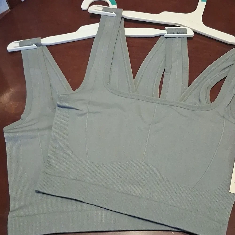 2 Gray Seamless Brami Colsie Small New With Tags